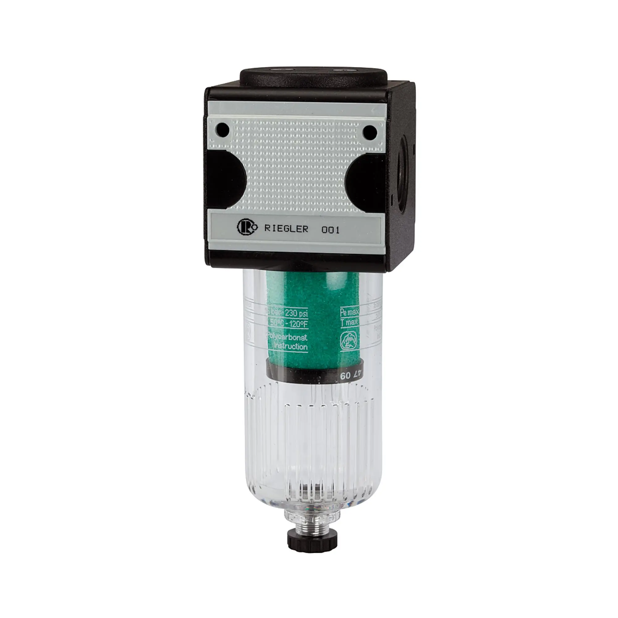 Mikrofilter »multifix«, mit PC-Behälter, 0,01 µm, BG 1, G 1/4 FM 11 K-HA