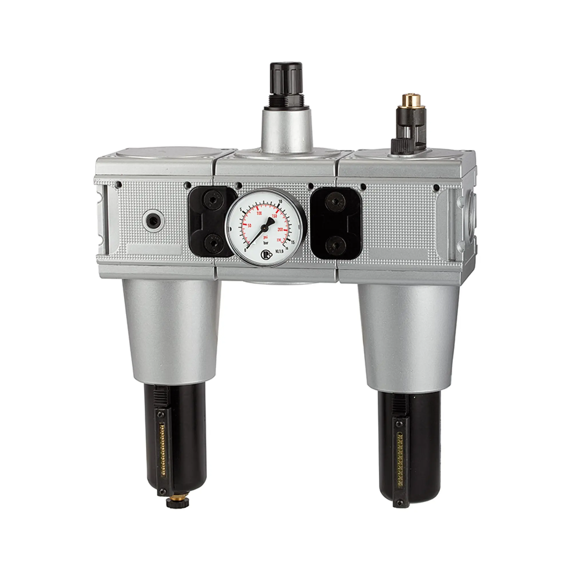 Produktfoto 1 von Wartungseinheit 3-tlg. »multifix« mit Metallbehälter, BG 5, G 1 FRL 55 M-SR