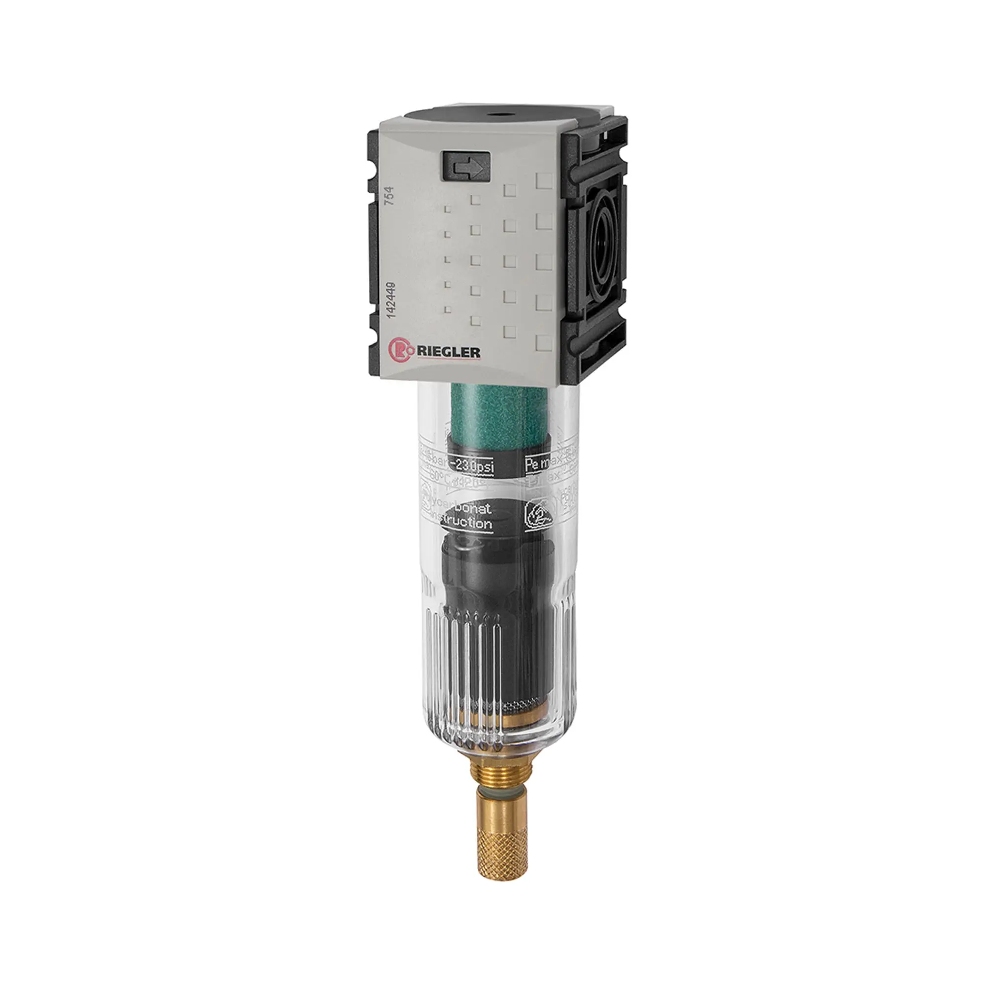 Mikrofilter »FUTURA-mini« mit PC-Behälter, BG 0, G 1/4, VA FUM 881