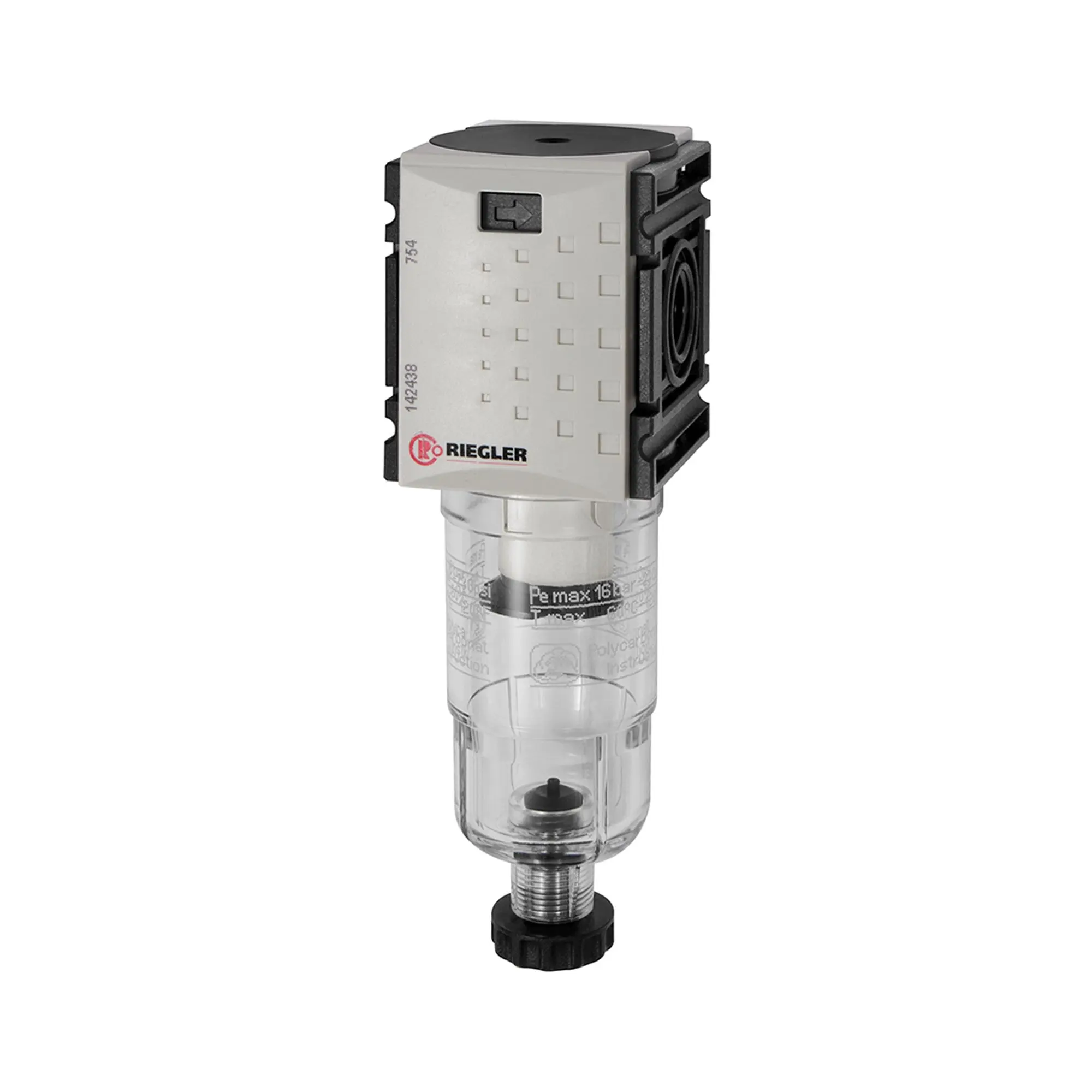 Filter »FUTURA-mini« mit PC-Behälter, 5 µm, BG 0, G 1/4, HA FUM 831