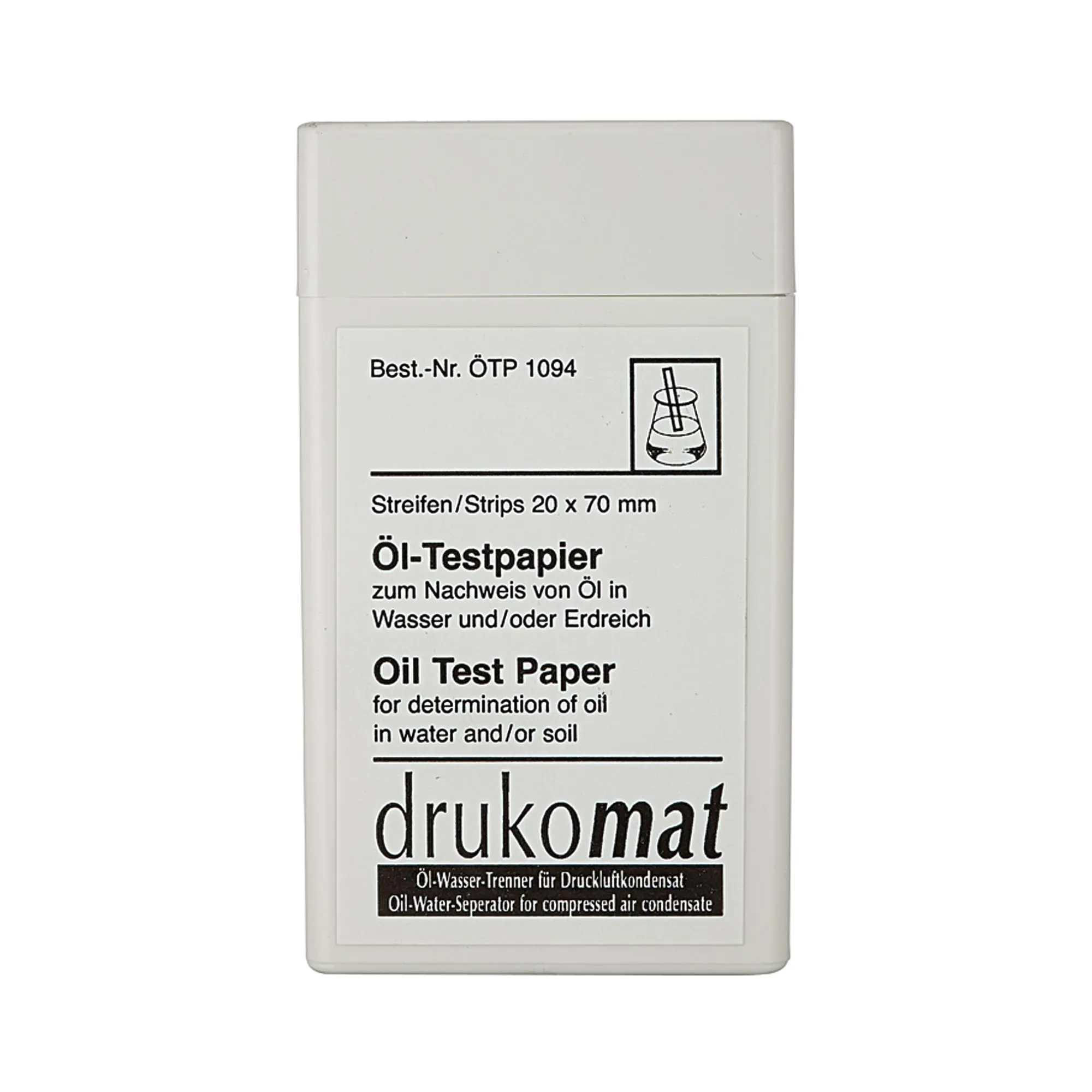 Produktfoto 1 von Öl-Testpapier (50 Streifen), für Öl-Wasser-Trenner »drukosep« SEP 90