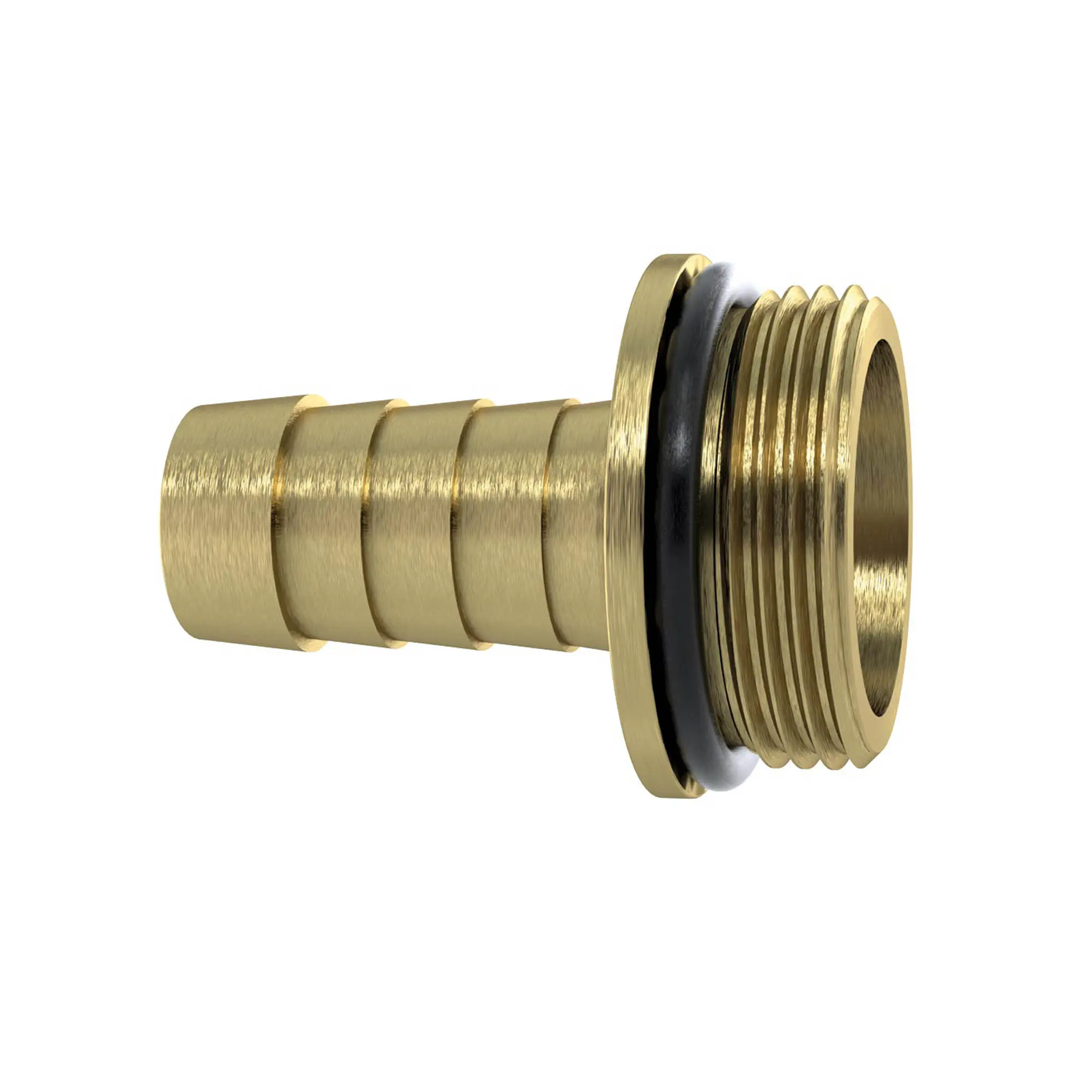 Produktfoto 1 von 1/3 Schlauchverschr. G1/2x13, mit NBR O-Ring, mit Bund, MS blank SV1213MS13O