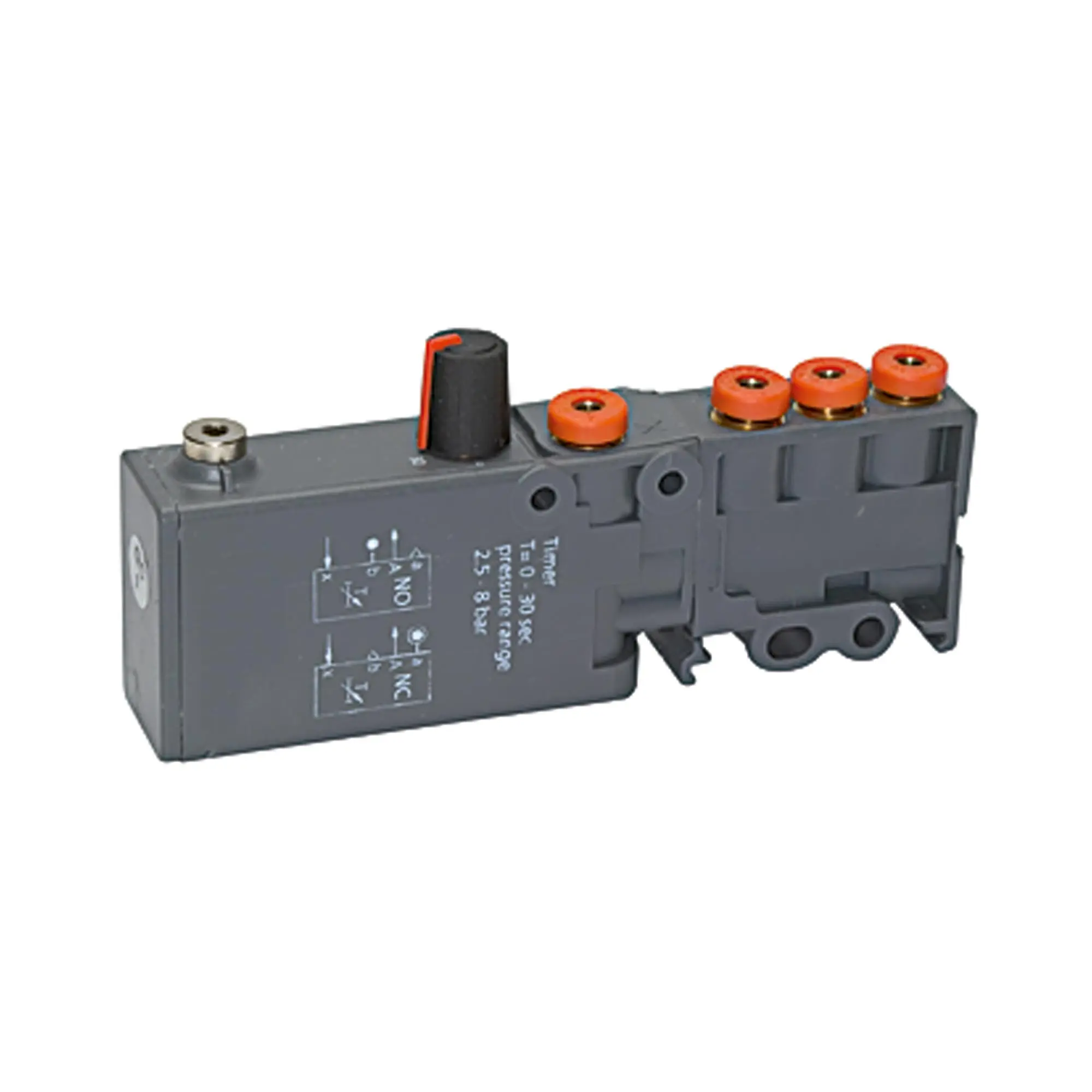 Produktfoto 1 von Pneumatik Logikelement, Timer, Alu anodisiert / Technopolymer 106710