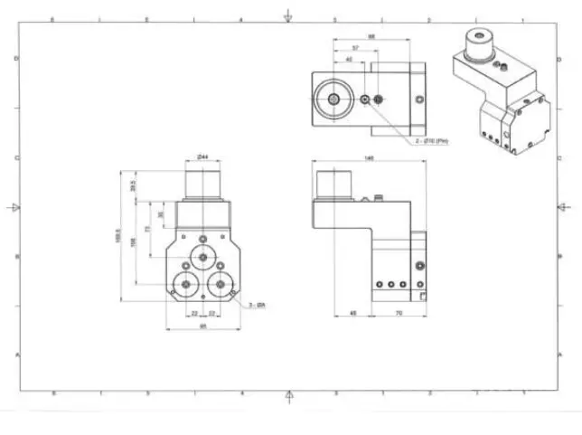 Produktfoto 1 von Werkzeughalter STAR 7.077.408 3-fach-Bohrhalter Ø32mm mit Kühlmittelversorgung