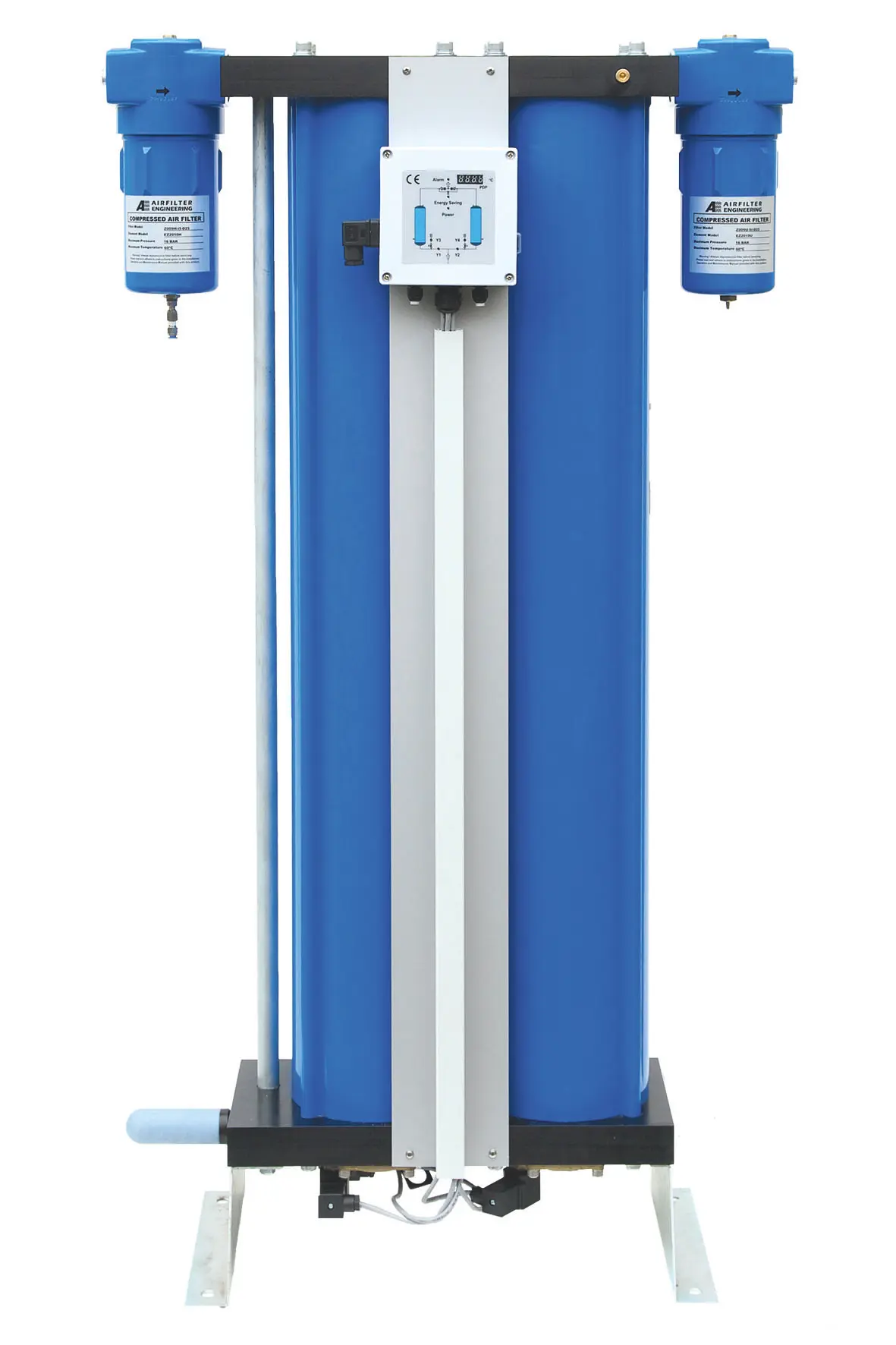 Kompakter Adsorptionstrockner (Druckluftfilter), G1/4, 8,4³/h, inkl. Vor- und Nachfilter, zeitgesteuert