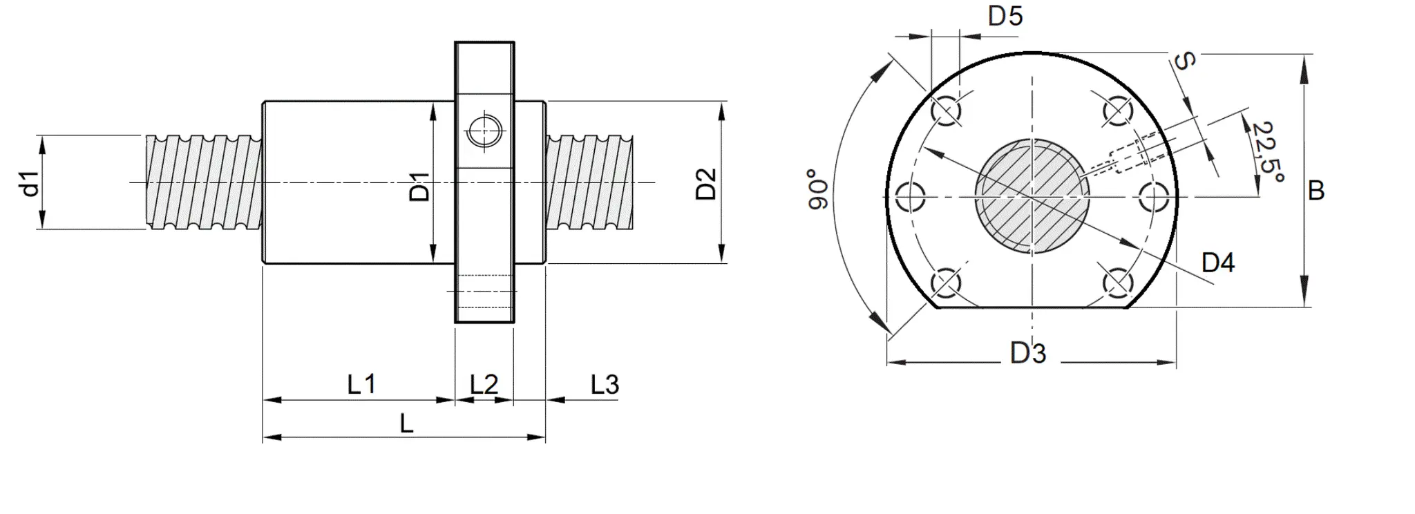Produktfoto 1 von R150224085=FEM-E-C 25x10Rx3-4 | NTF-2510-DIN