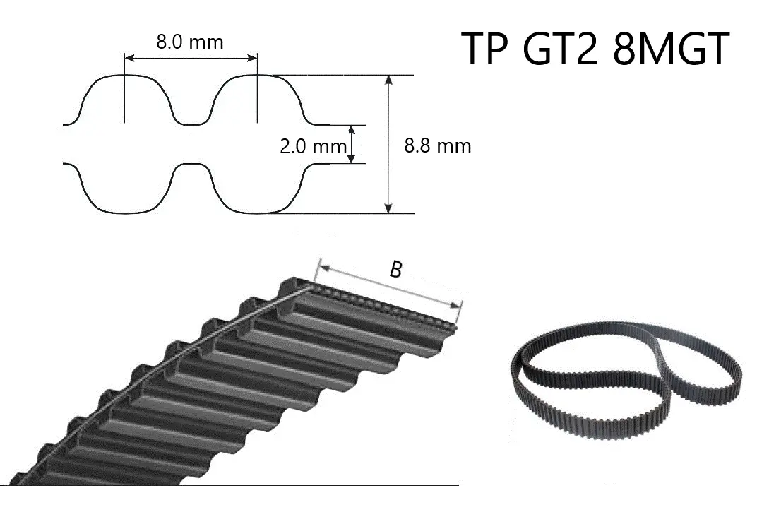 Produktfoto 1 von TP GT2 1800 8MGT 50 | D 1800 8MGT 50