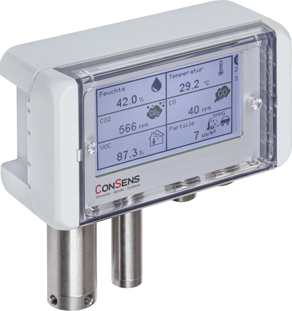 Produktfoto 1 von S+S REGELTECHNIK 3CON-0107-1005-000 Multisensor Modbus AMS01-MODBUS LCD