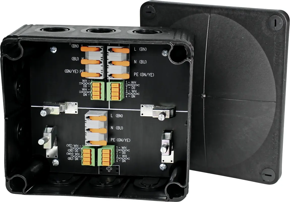 Produktfoto 1 von REGELTECHNIK Verteiler für Hybridkabel powerIO®-Line Power IO-Hub