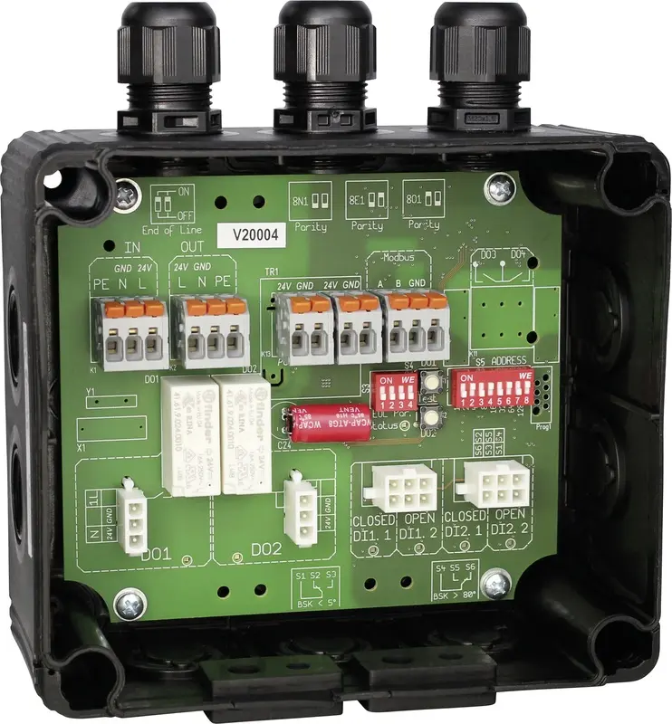 Produktfoto 1 von REGELTECHNIK Power IO-BSK (AMP) 24V/230V IP54 BSK-Modul 2 BSK galv. getrennt