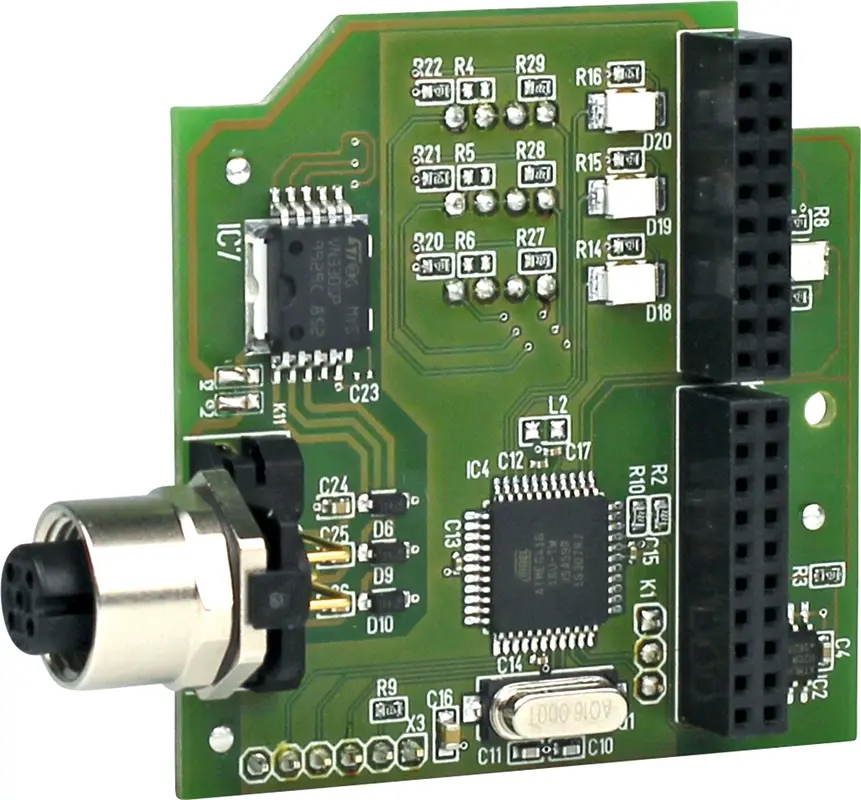 Produktfoto 1 von REGELTECHNIK Erweiterungsplatine "RS485", M12, 5-polig Power IO-C100_RS485
