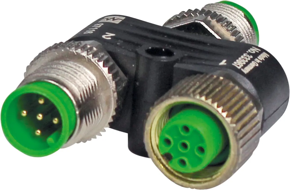 Produktfoto 1 von REGELTECHNIK M12 - Y-Adapter, 5-polig für powerIO Power IO-Y-Adapter