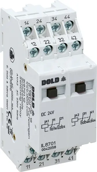 Produktfoto 1 von Dold IL8701.06/006 AC50HZ 115V, Koppelrelais für Ein-/Ausgang, P\n:0046710