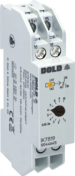 Dold IK7819.81 AC/DC110-240V 0,15-3S, Zeitrelais, rückfallverzögert, P\n:0044645