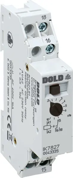 Produktfoto 1 von Dold IK7827.81 DC24V 0,05-1S, Blinkrelais, P\n: 0049772