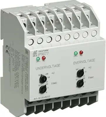 Produktfoto 1 von Dold IP9077.39/002 3AC100V 0,1-20S, Über- und Unterspannungsrelais, P\n: 0055498