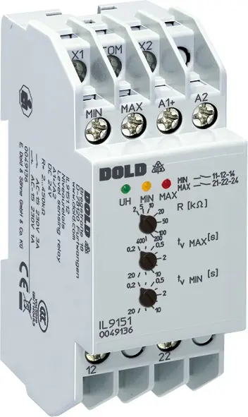 Produktfoto 1 von Dold IL9151.12 2-450K-OHM AC230V 0,2-20S, Niveaurelais, P\n: 0049135