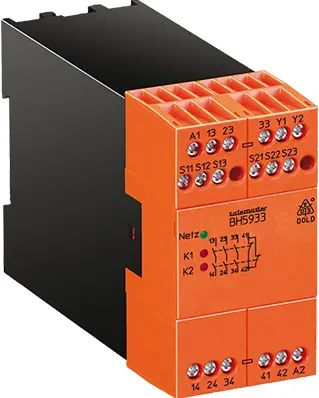 Produktfoto 1 von Dold BH5933.48/61 AC48V 50/60HZ, Zweihand-Sicherheitsrelais, P\n: 0054229