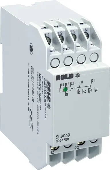 Produktfoto 1 von Dold SL9069.12/500 3/NAC400/230V 0,1-20S, N-Leiterwächter, P\n: 0058429