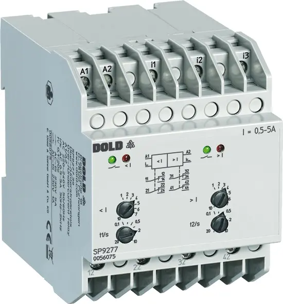 Produktfoto 1 von Dold SP9277.39 AC220-240V 0,1-1A, Über- und Unterstromrelais, P\n: 0065584