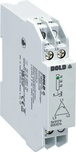 Produktfoto 1 von Dold SK9179.11 3AC50/60HZ 400V, Drehrichtungswächter (Phasenfolgerel.) 0051576