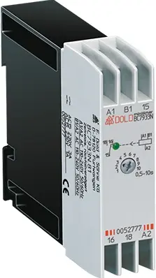 Produktfoto 1 von Dold BC7933N.81/501 AC/DC24V,15-3S LS1,1, Zeitrelais, AUS-Verzögerung, P\n: 0055845