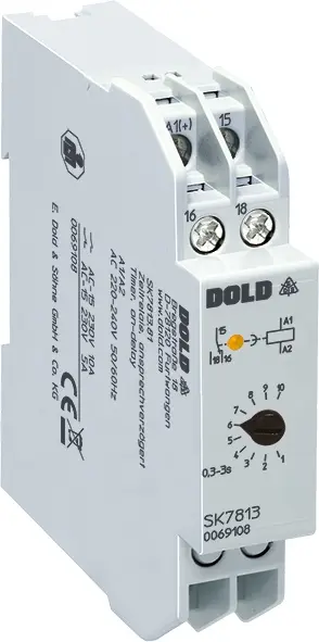 Dold SK7813.81 AC/DC24V 1-10M, Zeitrelais, ansprechverzögert, P\n: 0058604