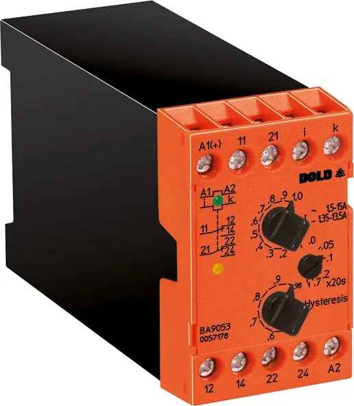 Produktfoto 1 von Dold BA9053/111 AC1-10A AC/DC24-80V, Stromrelais, P\n: 0067224