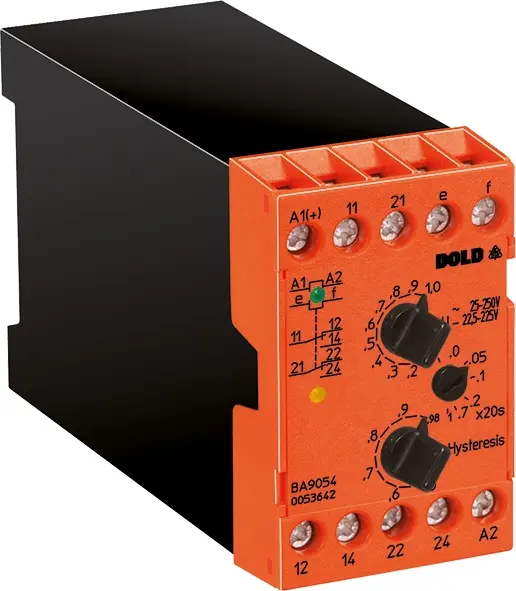 Produktfoto 1 von Dold BA9054/010 AC25-250V UH AC240V, Spannungsrelais, P\n: 0053640