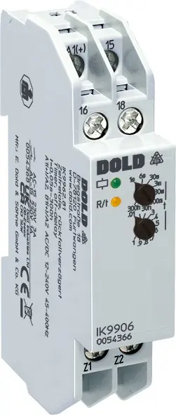 Produktfoto 1 von Dold IK9906.81 AC/DC12-240V 0,05S-300H, Zeitrelais Ansp.verz., P\n:0054364