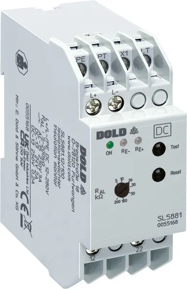 Produktfoto 1 von Dold SL5881.12/010 DC24-500V UH DC24V, Isolationswächter, P\n: 0065829