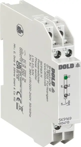 Produktfoto 1 von Dold SK9169.11 3/N AC380-415/220-240V, Phasenwächter, P\n: 0054713