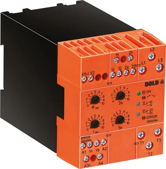 Produktfoto 1 von Dold BI9028.38/511 3AC200-480V UH AC230V, Sanftanlaufgerät m. Bremsfunkt.