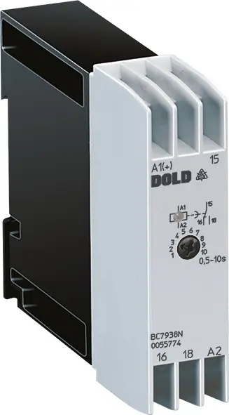 Produktfoto 1 von Dold BC7938N.81 AC/DC24V 15-300S, Zeitrelais, rückfallverzögert, P\n: 0067599