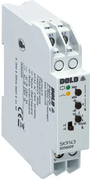 Produktfoto 1 von Dold SK9143.11/001 AC50/60HZ +/-10% 400V, Frequenzrelais, P\n: 0065889