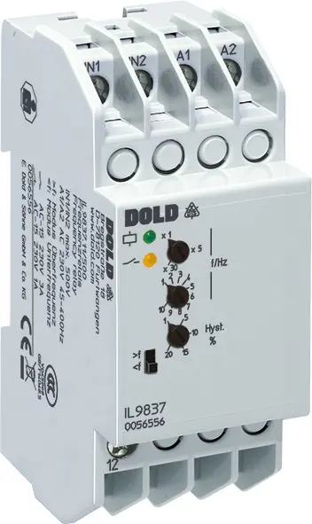 Produktfoto 1 von Dold IL9837.11 5-200HZ UH=DC12V, Frequenzrelais, P\n: 0069126