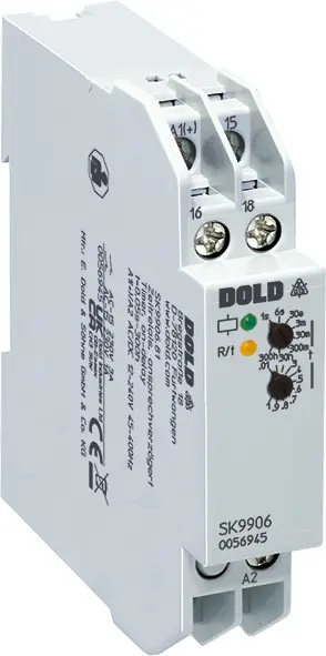 Produktfoto 1 von Dold SK9906.81/500 AC/DC12-240V,05S-300H, Zeitrelais Ansp.verz., P\n:0058514