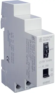 Produktfoto 1 von Dold RK8810.41/003 AC230V 0,5-10M/2-40M, Beleuchtungszeitschalter, P\n: 0058994