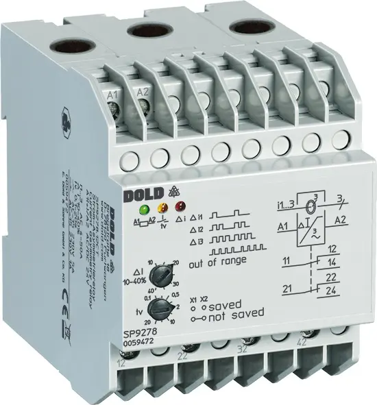 Produktfoto 1 von Dold SP9278.12CT/001 AC/DC24V AC8-100A, Strom-Asymmetrierelais, P\n: 0065497