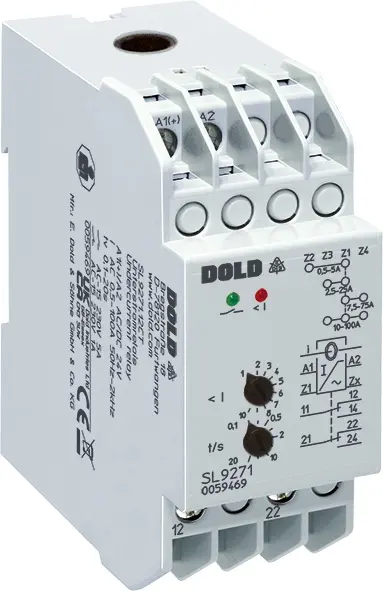 Produktfoto 1 von Dold SL9271.12CT AC220-240V 0,5-100A, Unterstromrelais, P\n: 0060386