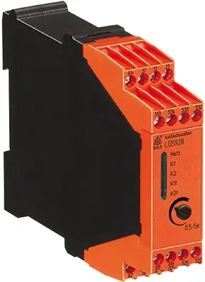 Produktfoto 1 von Dold LG5928.41/61 DC24V 6-60S, Not-Aus-Modul mit Zeitverzögerung, P\n: 0065685
