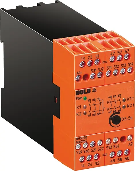 Produktfoto 1 von Dold BH5928.93/900 DC24V 3-30S, Not-Aus-Modul mit Zeitverzögerung, P\n: 0064869