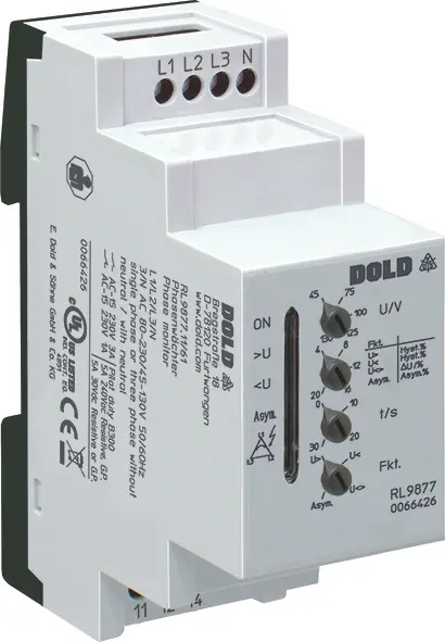 Produktfoto 1 von Dold RL9877.11/010/61 3AC80-230V, Phasenwächter, P\n: 0068083