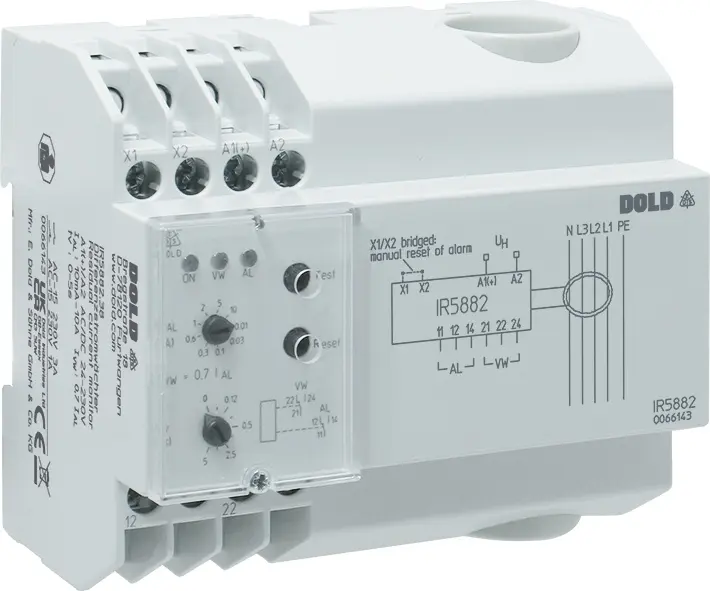 Produktfoto 1 von Dold IR5882.38 AC/DC24-230V 10A, Differenzstromwächter Typ A