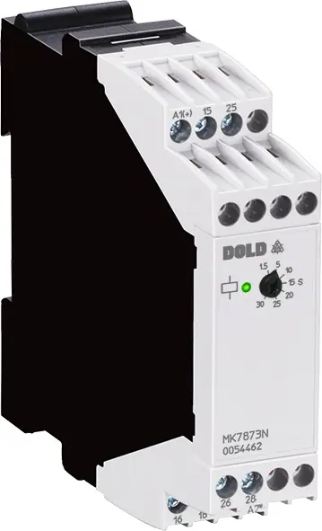 Produktfoto 1 von Dold MK7873N.82PC/61 ACDC24-240V 0,5-10S, Zeitrelais Rückf.verz., P\n:0067507