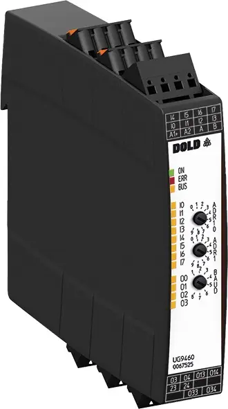 Produktfoto 1 von Dold UG9460.04PM DC24V 8DI/4DO, Ein-/Ausgangsmodul digital, f. Modbus, 0067525