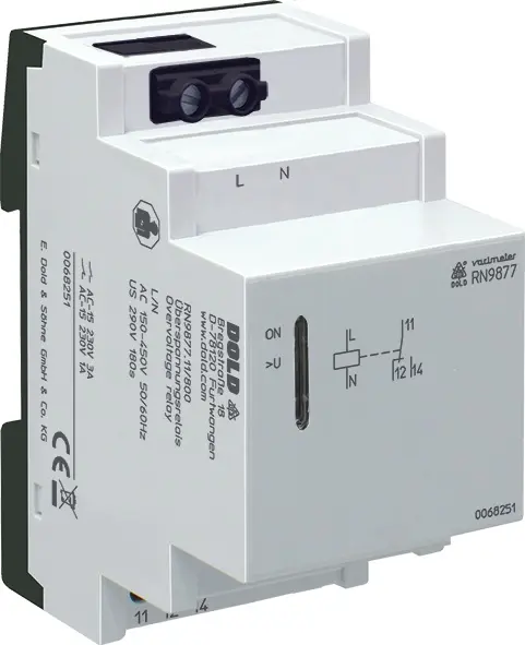 Produktfoto 1 von Dold RN9877.11/800 AC150-450V US290V, Überspannungsrelais, P\n: 0068251