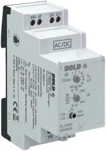 Produktfoto 1 von Dold RL5889.11 DC12-24V 1K-300K, Isolationswächter, P\n: 0068859