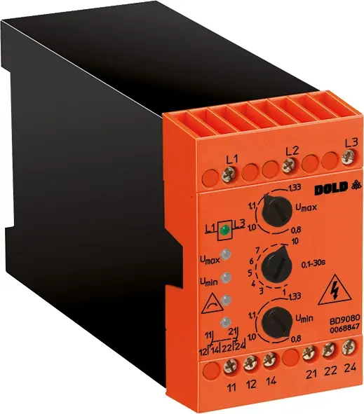Dold BD9080.12/004 3AC750V ,1-30s Ta=30s, Phasenwächter, P\n: 0069432