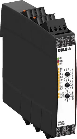 Dold UG9461PM/100 DC24V 2AI/2AO, Ein-/Ausgangsmodul analog, f. Modbus, 0069785